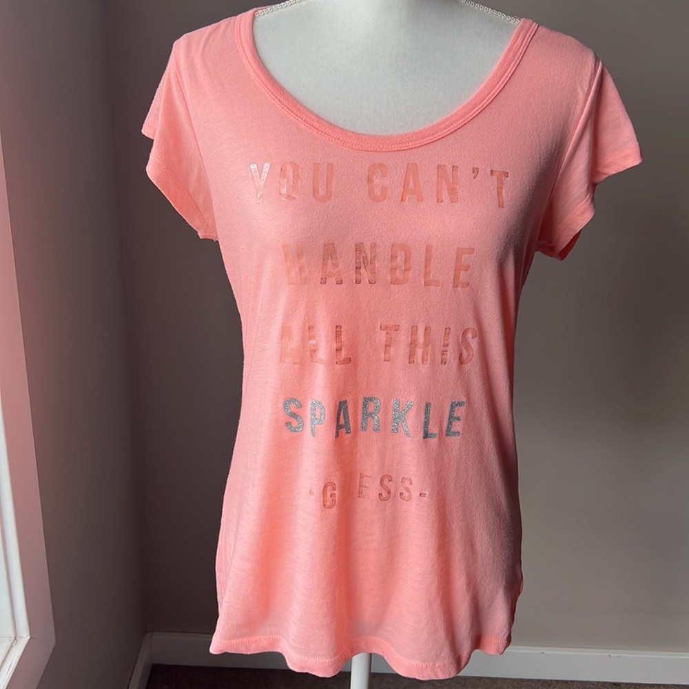 Guess Top “You Can’t Handle All This Sparkle” - Picture 3 of 10